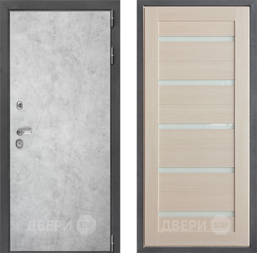 Входная металлическая Дверь Дверной континент ДК-3/743 ФЛ-47 Лиственница белая в Видное