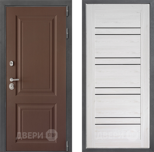 Входная металлическая Дверь Дверной континент ДК-3/729 ФЛ-49 Сосна белая в Видное