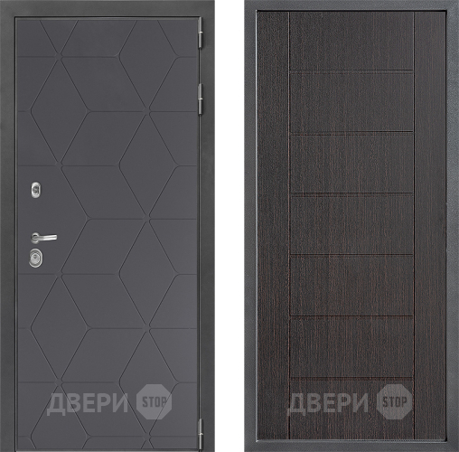 Входная металлическая Дверь Дверной континент ДК-3/744 ФЛ-Лайн Венге в Видное