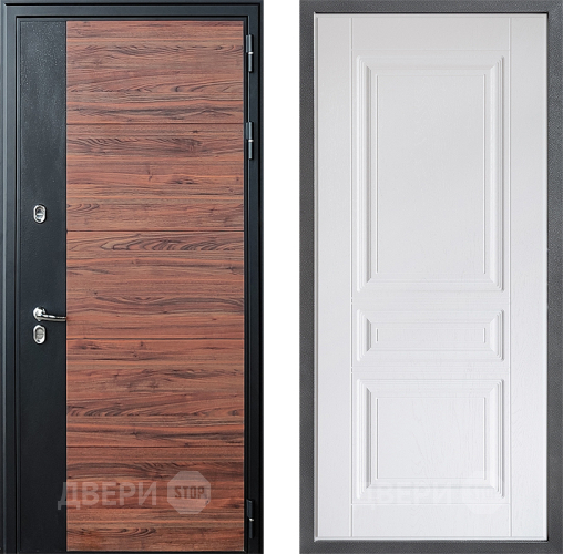 Дверь Дверной континент ДК-15 Красное Дерево ТЕРМО ФЛ-243 Альберо Браш серебро в Видное