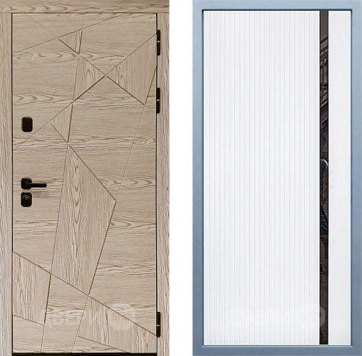 Входная металлическая Дверь Дива МД-97/1 МХ-46 Белый матовый в Видное