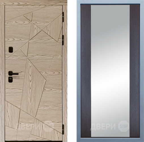 Входная металлическая Дверь Дива МД-97/1 Д-15 Зеркало Венге в Видное