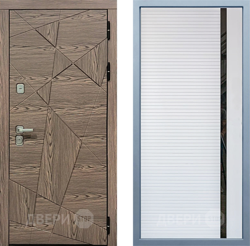 Входная металлическая Дверь Дива МД-97/2 МХ-45 Белый матовый в Видное