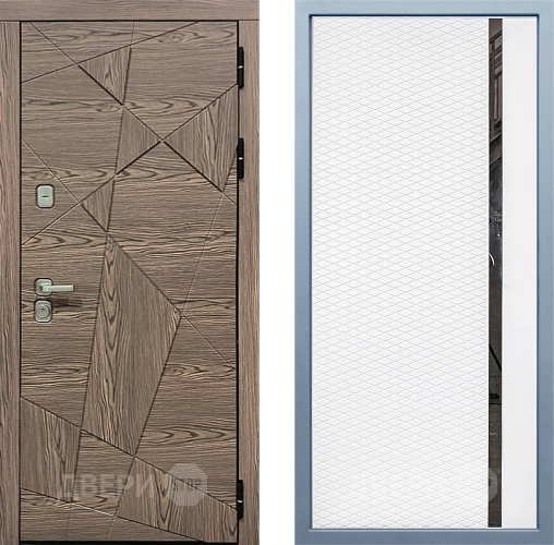 Входная металлическая Дверь Дива МД-97/2 МХ-47 Белый матовый в Видное