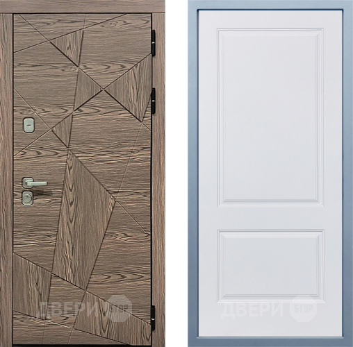 Входная металлическая Дверь Дива МД-97/2 Д-7 Белый в Видное