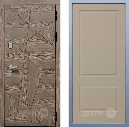 Входная металлическая Дверь Дива МД-97/2 Д-7 Шампань в Видное