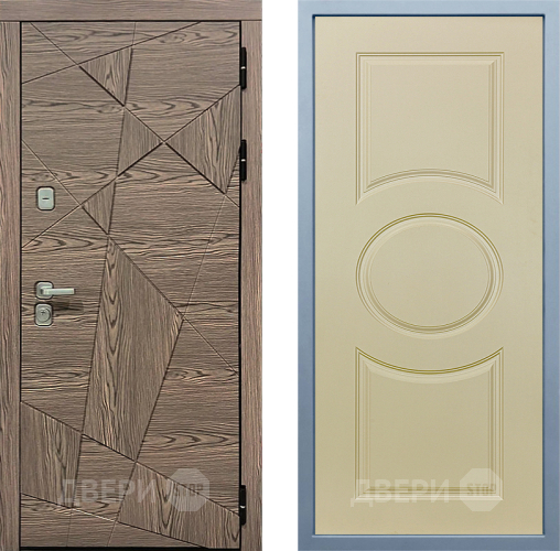 Входная металлическая Дверь Дива МД-97/2 Д-8 Шампань в Видное