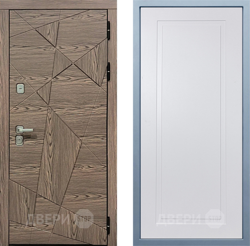 Входная металлическая Дверь Дива МД-97/2 Н-10 Белый в Видное