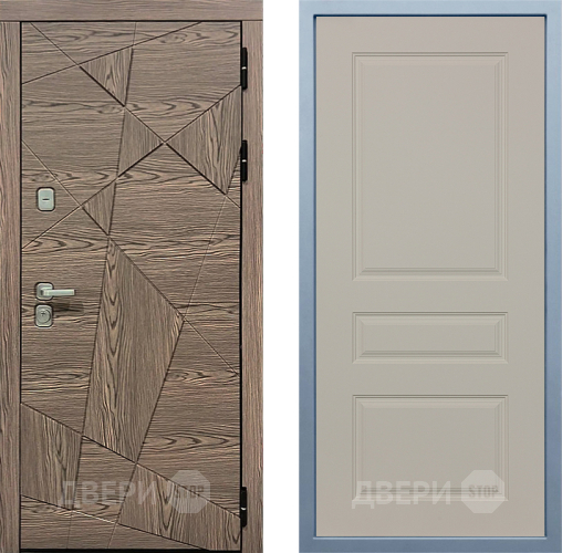 Входная металлическая Дверь Дива МД-97/2 Д-13 Шампань в Видное