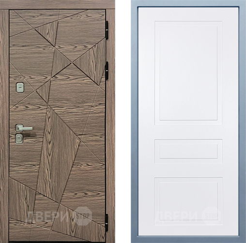 Дверь Дива МД-97/2 Н-13 Белый в Видное