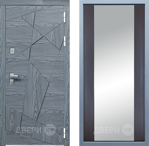 Входная металлическая Дверь Дива МД-97/3 Д-15 Зеркало Венге в Видное