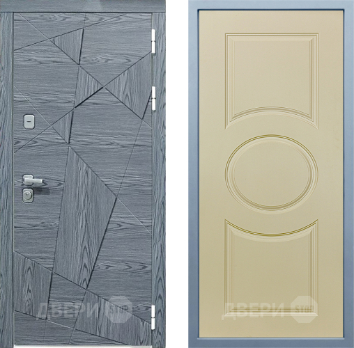 Входная металлическая Дверь Дива МД-97/3 Д-8 Шампань в Видное