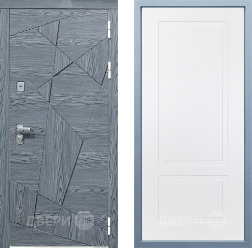 Входная металлическая Дверь Дива МД-97/3 Н-7 Белый в Видное