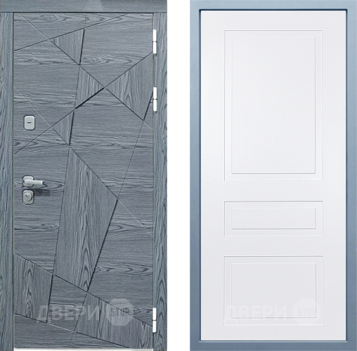 Входная металлическая Дверь Дива МД-97/3 Н-13 Белый в Видное