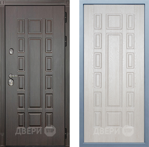 Входная металлическая Дверь Дива МД-38 М-2 Дуб филадельфия крем в Видное