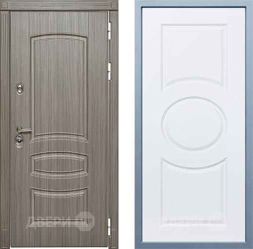 Входная металлическая Дверь Дива МД-42 Д-8 Белый в Видное