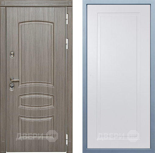 Входная металлическая Дверь Дива МД-42 Н-10 Белый в Видное