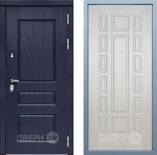 Входная металлическая Дверь Дива МД-45 М-2 Дуб филадельфия крем в Видное