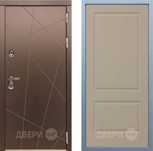 Входная металлическая Дверь Дива МД-50 Д-7 Шампань в Видное