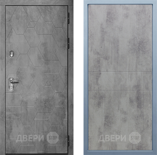 Входная металлическая Дверь Дива МД-51 М-1 Бетон темный в Видное
