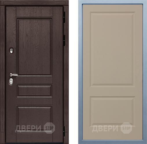 Входная металлическая Дверь Дива МД-90 Д-7 Шампань в Видное