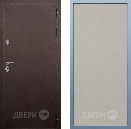 Дверь Дива МД-40 Медь Д-11 Шампань в Видное