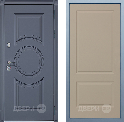 Входная металлическая Дверь Дива МХ-30 STR Д-7 Шампань в Видное