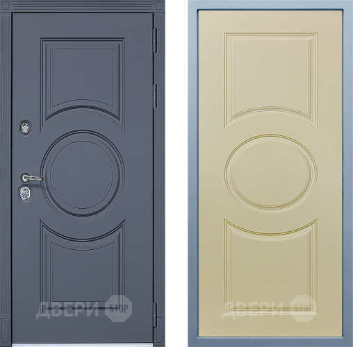 Входная металлическая Дверь Дива МХ-30 STR Д-8 Шампань в Видное