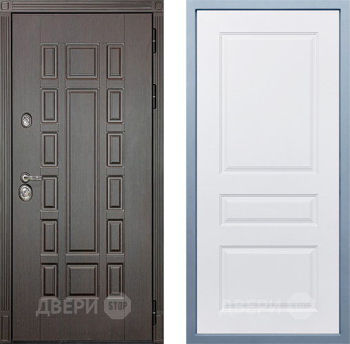 Входная металлическая Дверь Дива МХ-53 STR Д-13 Белый в Видное