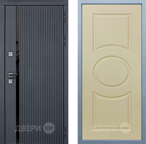 Входная металлическая Дверь Дива МХ-46 STR Д-8 Шампань в Видное