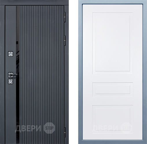 Входная металлическая Дверь Дива МХ-46 STR Н-13 Белый в Видное