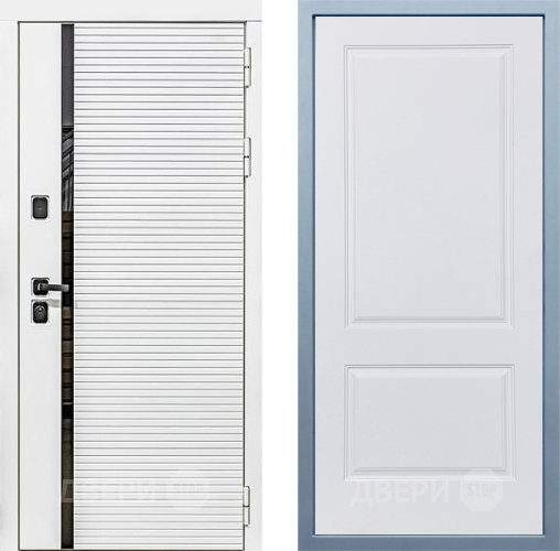 Входная металлическая Дверь Дива МХ-45 Белая STR Д-7 Белый в Видное
