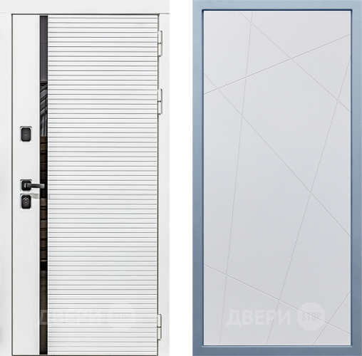 Входная металлическая Дверь Дива МХ-45 Белая STR Д-11 Белый в Видное
