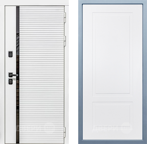 Входная металлическая Дверь Дива МХ-45 Белая STR Н-7 Белый в Видное