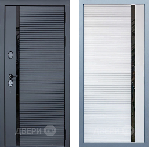 Входная металлическая Дверь Дива МХ-45 STR МХ-45 Белый матовый в Видное