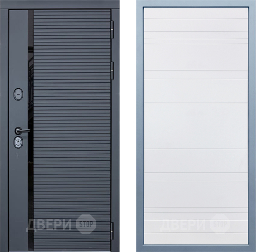 Входная металлическая Дверь Дива МХ-45 STR Д-5 Белый в Видное