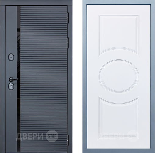 Входная металлическая Дверь Дива МХ-45 STR Д-8 Белый в Видное