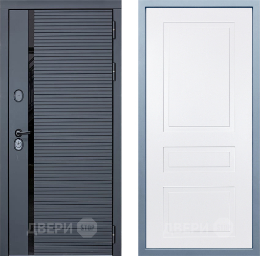 Дверь Дива МХ-45 STR Н-13 Белый в Видное