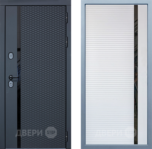 Входная металлическая Дверь Дива МХ-47 STR МХ-45 Белый матовый в Видное