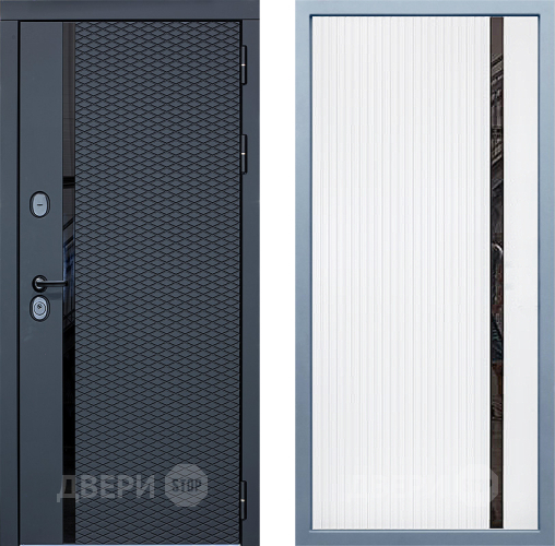 Входная металлическая Дверь Дива МХ-47 STR МХ-46 Белый матовый в Видное