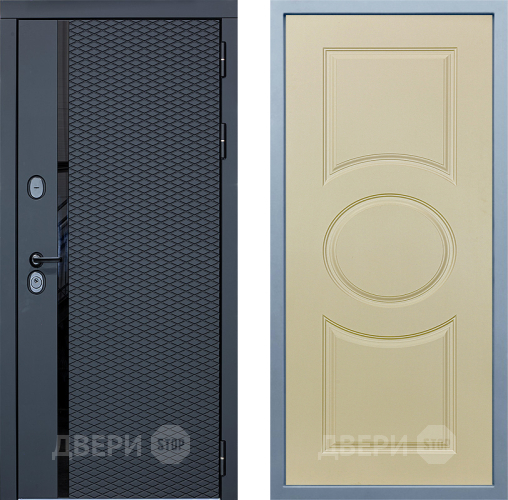 Входная металлическая Дверь Дива МХ-47 STR Д-8 Шампань в Видное