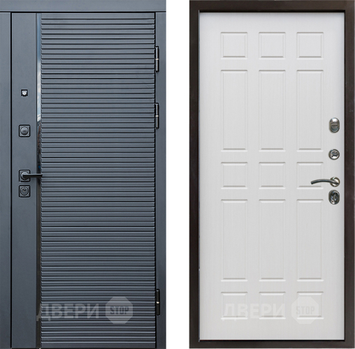 Входная металлическая Дверь Престиж Черная Линия Спарта Лиственница белая в Видное