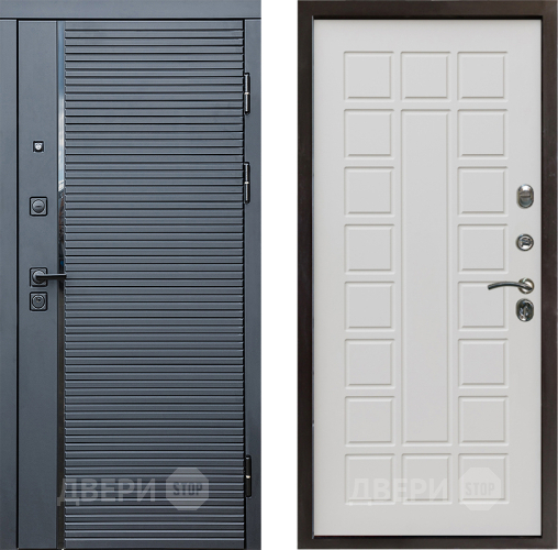 Входная металлическая Дверь Престиж Черная Линия Престиж Бежевый мат в Видное