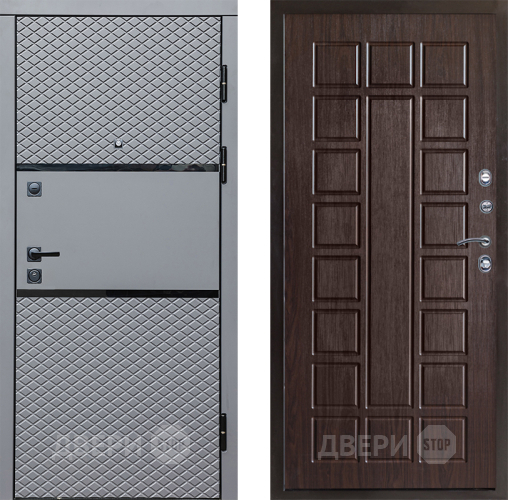 Входная металлическая Дверь Престиж Ромб Престиж Венге в Видное