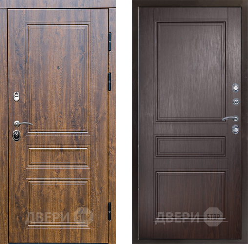 Входная металлическая Дверь Престиж Классика Дуб Классика Венге в Видное