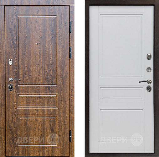 Входная металлическая Дверь Престиж Классика Дуб Классика Белый матовый в Видное