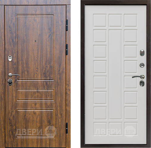 Входная металлическая Дверь Престиж Классика Дуб Престиж Бежевый мат в Видное