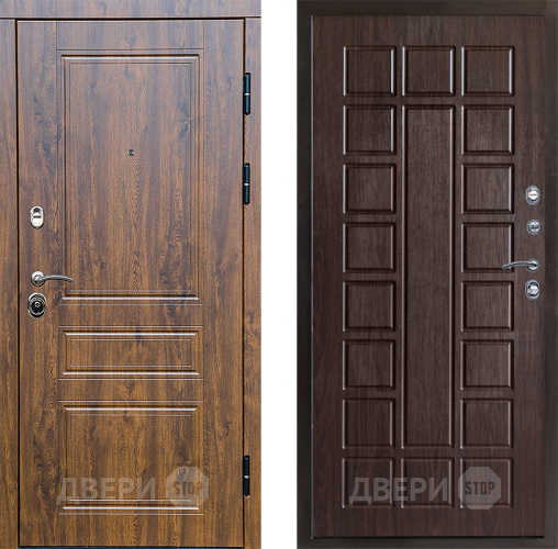 Входная металлическая Дверь Престиж Классика Дуб Престиж Венге в Видное