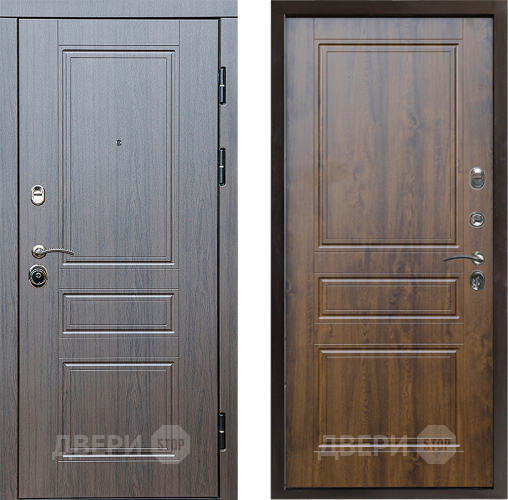 Входная металлическая Дверь Престиж Классика Венге Классика Дуб в Видное