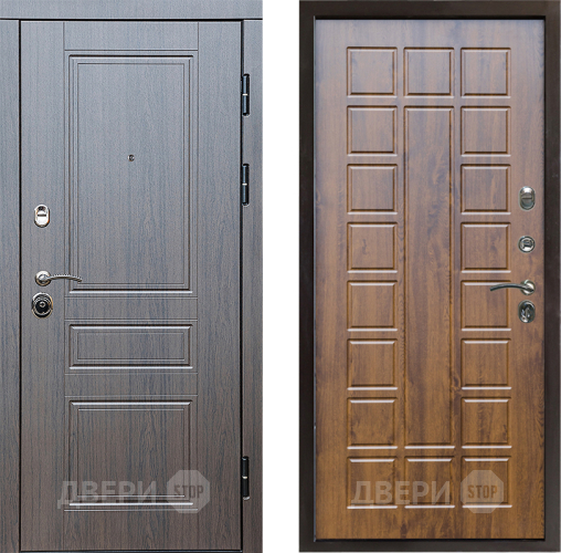 Входная металлическая Дверь Престиж Классика Венге Престиж Дуб в Видное